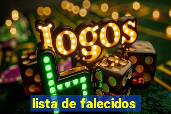 lista de falecidos